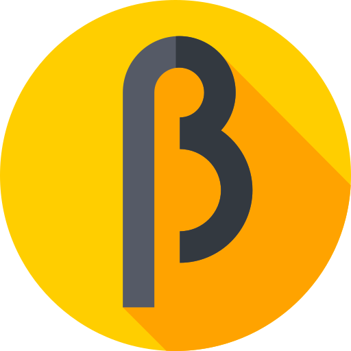 Beta - free icon