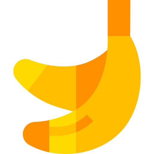 Banana Basic Straight Flat icon