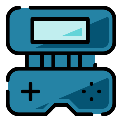 Game console Generic Outline Color icon