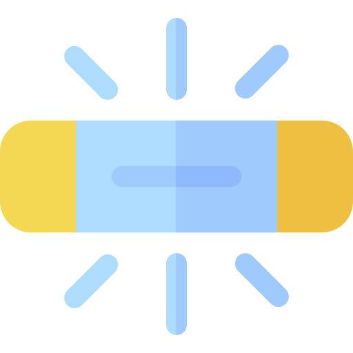 Fluorescent free icon