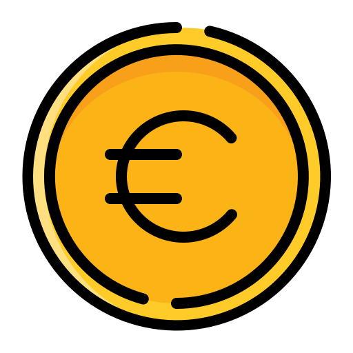 euro icono gratis