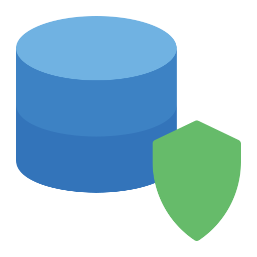 seguridad de la base de datos icono gratis