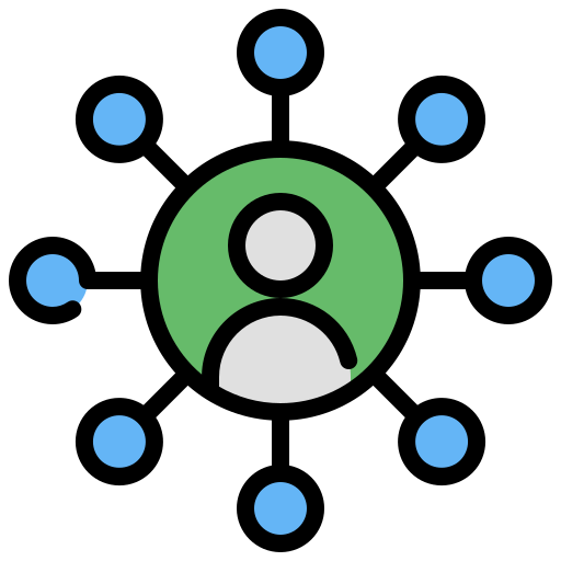 la comercialización del afiliado icono gratis