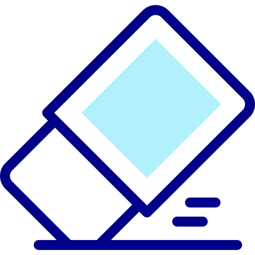 la gomme Icône gratuit