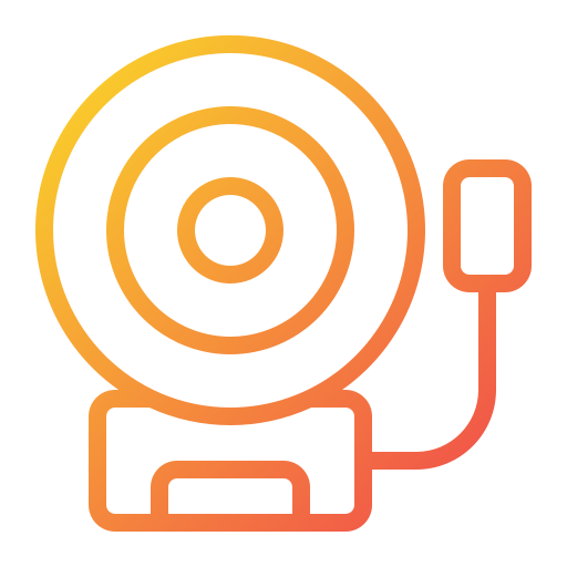 campana de la escuela icono gratis