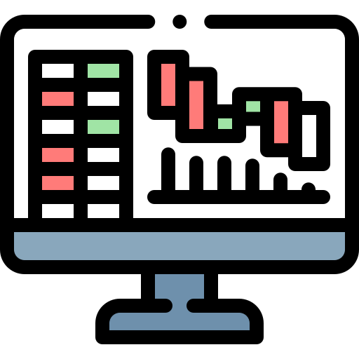 Stock market free icon