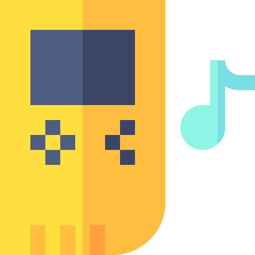 8 bit Basic Straight Flat icon