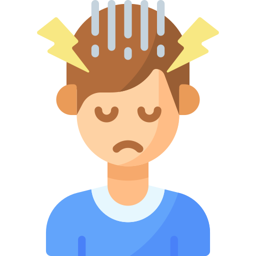 Anxiety Special Flat icon