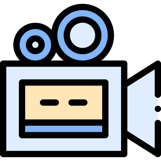 camara de video icono gratis