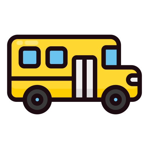 School bus Generic Outline Color icon