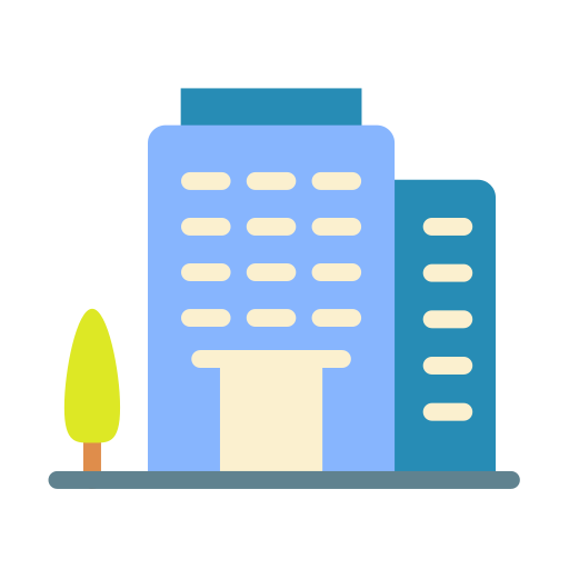 Hotel Generic Flat icon