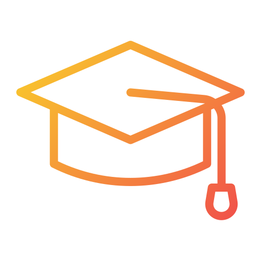 gorro de graduación icono gratis