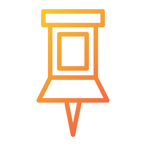 chincheta icono gratis