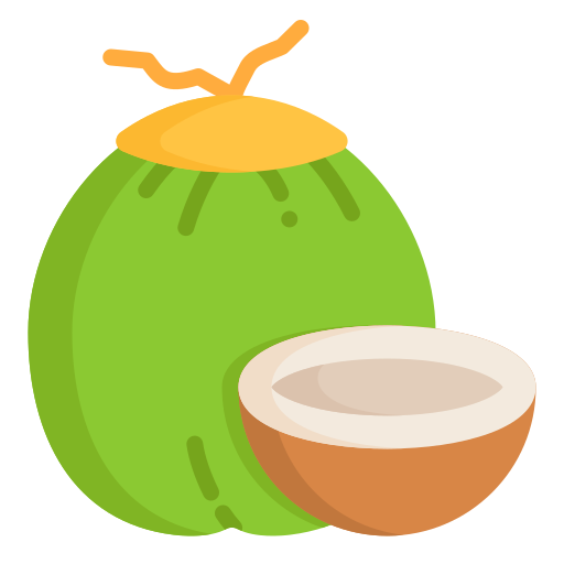 coconut fruit cartoon