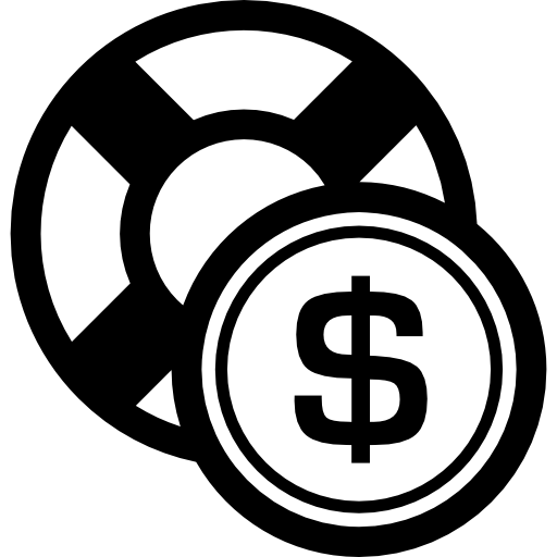 symbole commercial de pièce de monnaie dollar de sécurité Icône gratuit