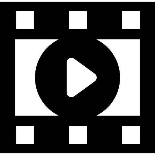 symbole d'interface de lecteur de film Icône gratuit