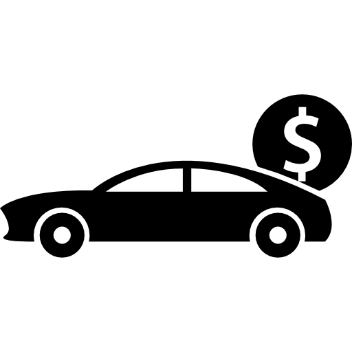 coche comercial icono gratis