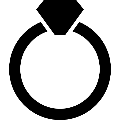 anel com um diamante grátis ícone
