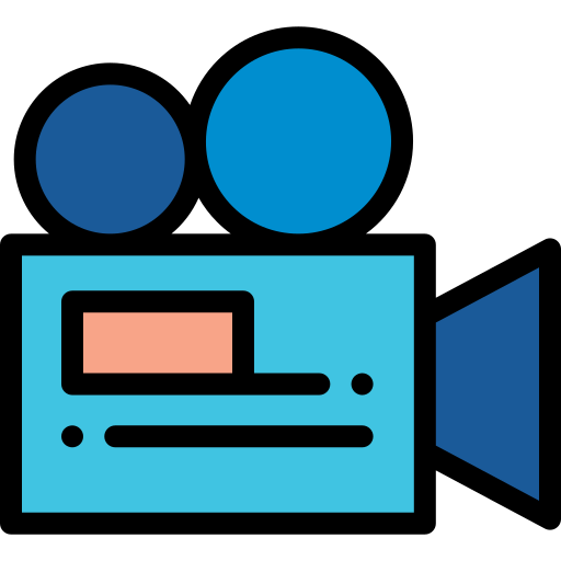 camara de video icono gratis