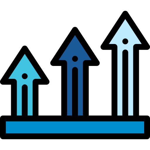 crecimiento icono gratis