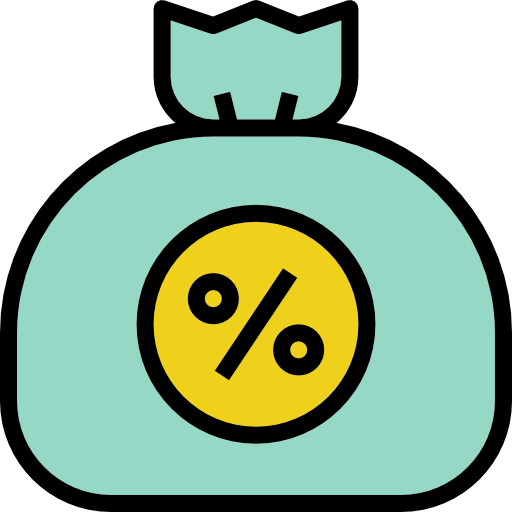 bolsa de dinero icono gratis