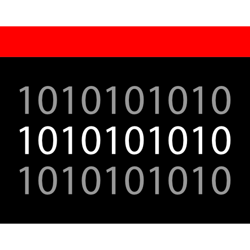 código binario icono gratis
