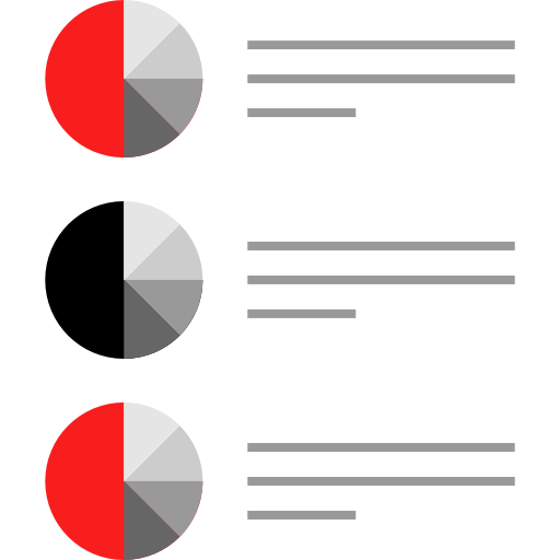 gráfico circular icono gratis