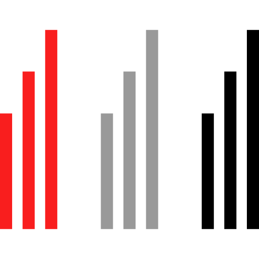 gráfico de barras icono gratis