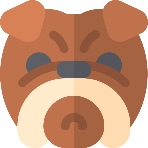 buldog icono gratis