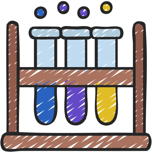 tubos de ensayo icono gratis