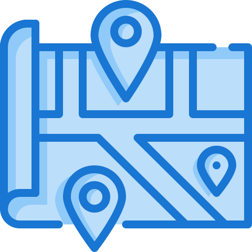 localizador de mapas icono gratis