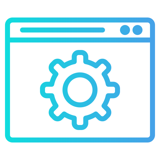 Browser settings Generic Gradient icon