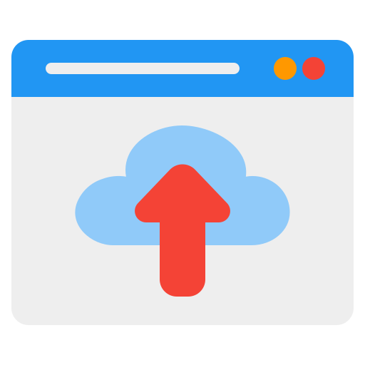 carga en la nube icono gratis