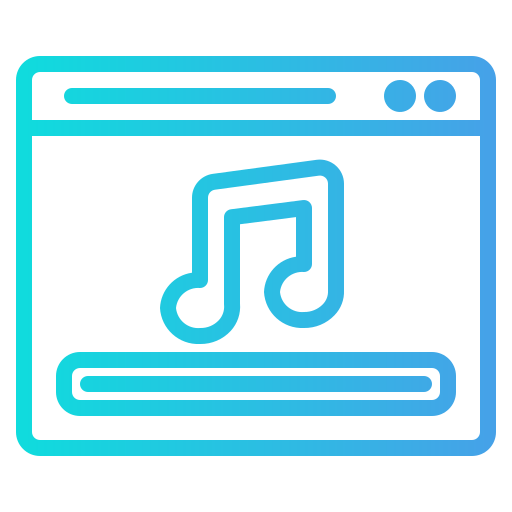 reproductor de música icono gratis