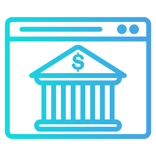 Online banking Generic Gradient icon