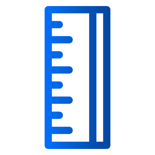 Ruler Generic Gradient icon