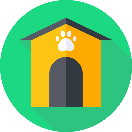 casa de perro icono gratis