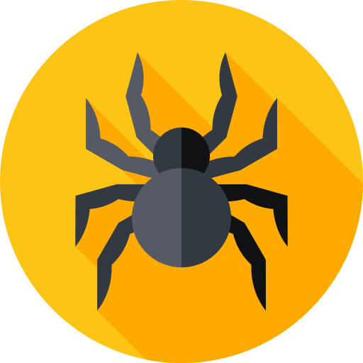 Spider Flat Circular Flat icon