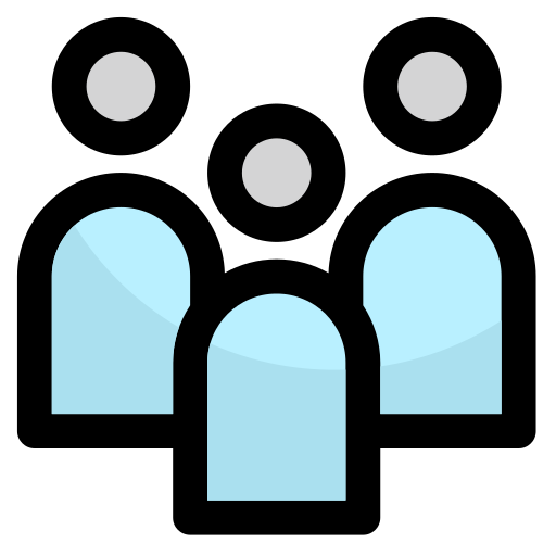 Audience Generic Outline Color icon