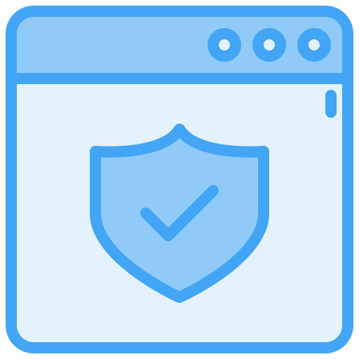 seguridad web icono gratis