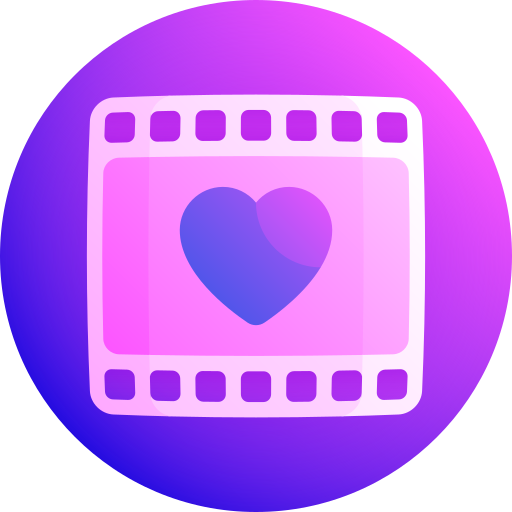 película romántica icono gratis