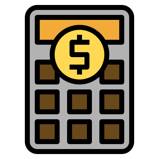 Calculator Generic Outline Color icon