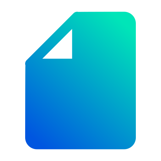 Document Generic Flat Gradient icon