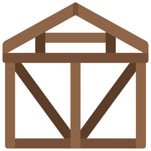 casa de madera icono gratis