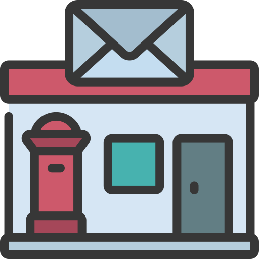 bureau de poste Icône gratuit