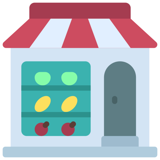 tienda de alimentación icono gratis