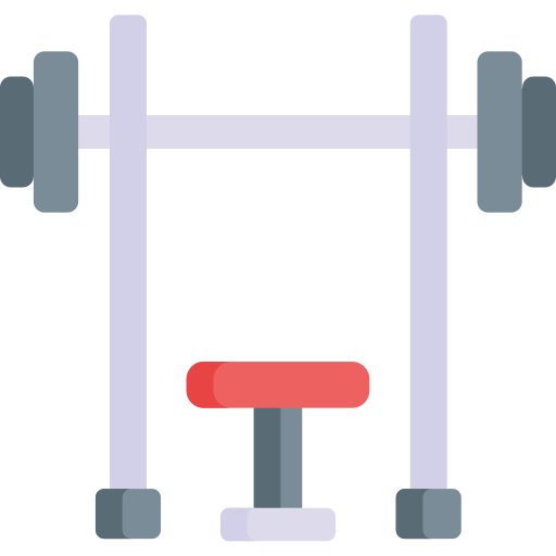 banc de presse Icône gratuit banc de presse Icône gratuit
