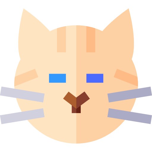 Cat Basic Straight Flat icon