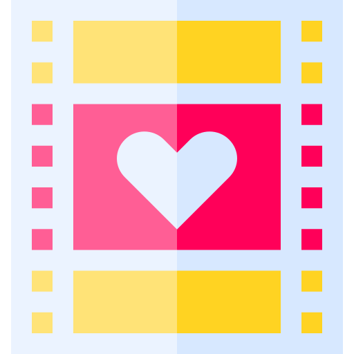 película romántica icono gratis