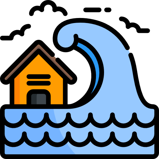 tsunami icono gratis